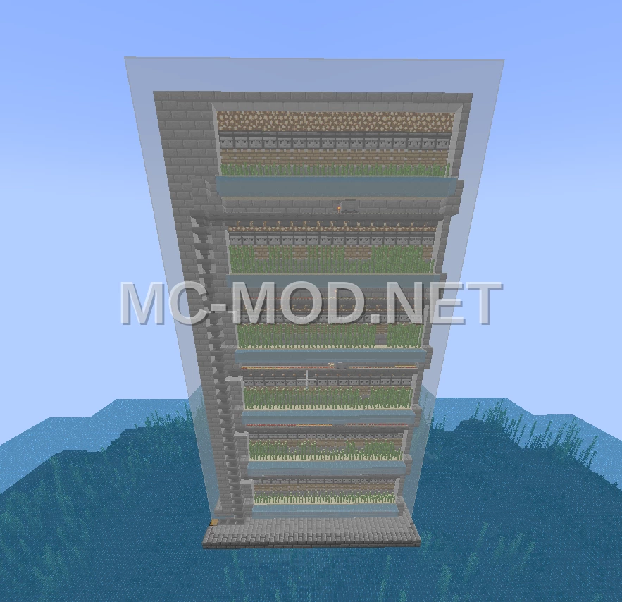 Automated Sugar Cane Farm with Minecart System
