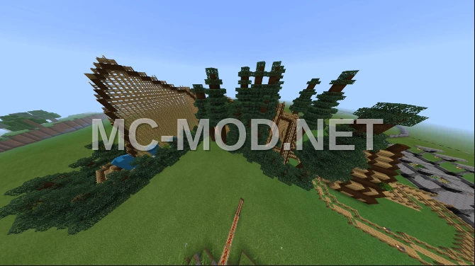 Automated Wooden Roller Coaster