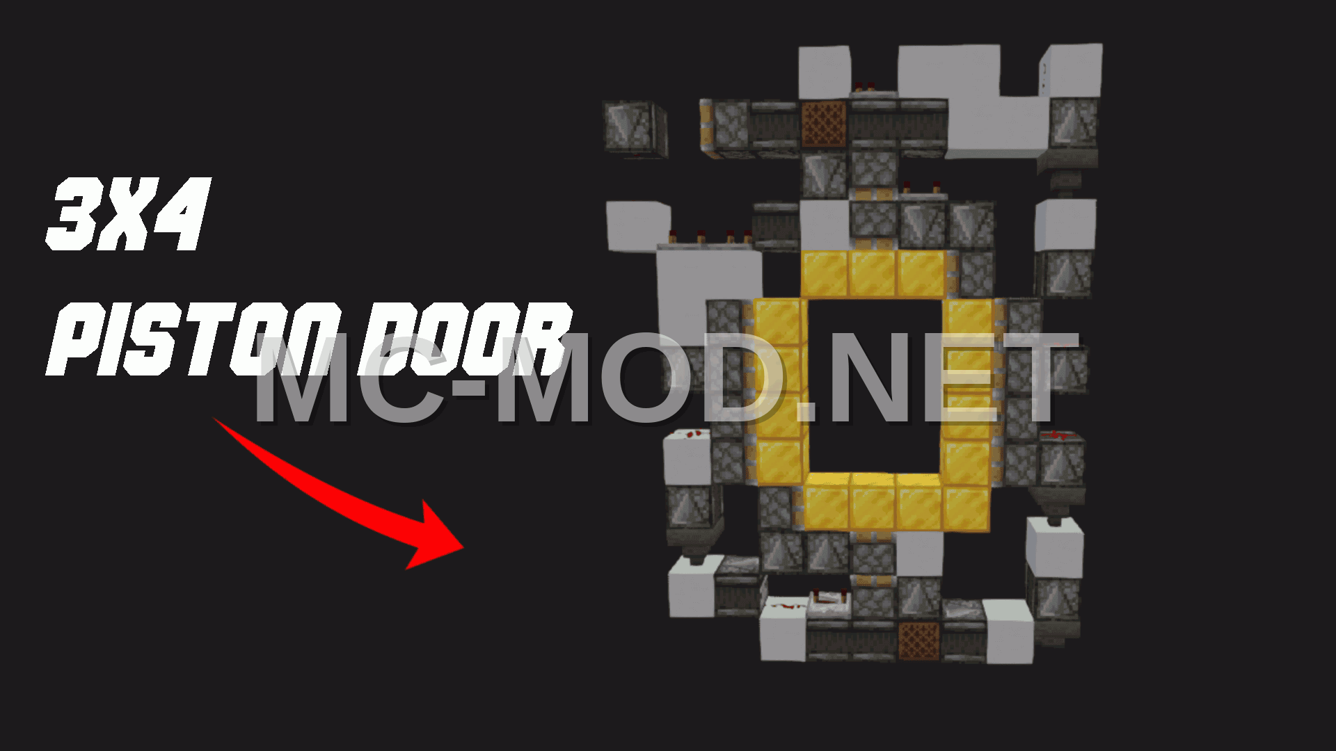Automatic 3×4 Piston Door