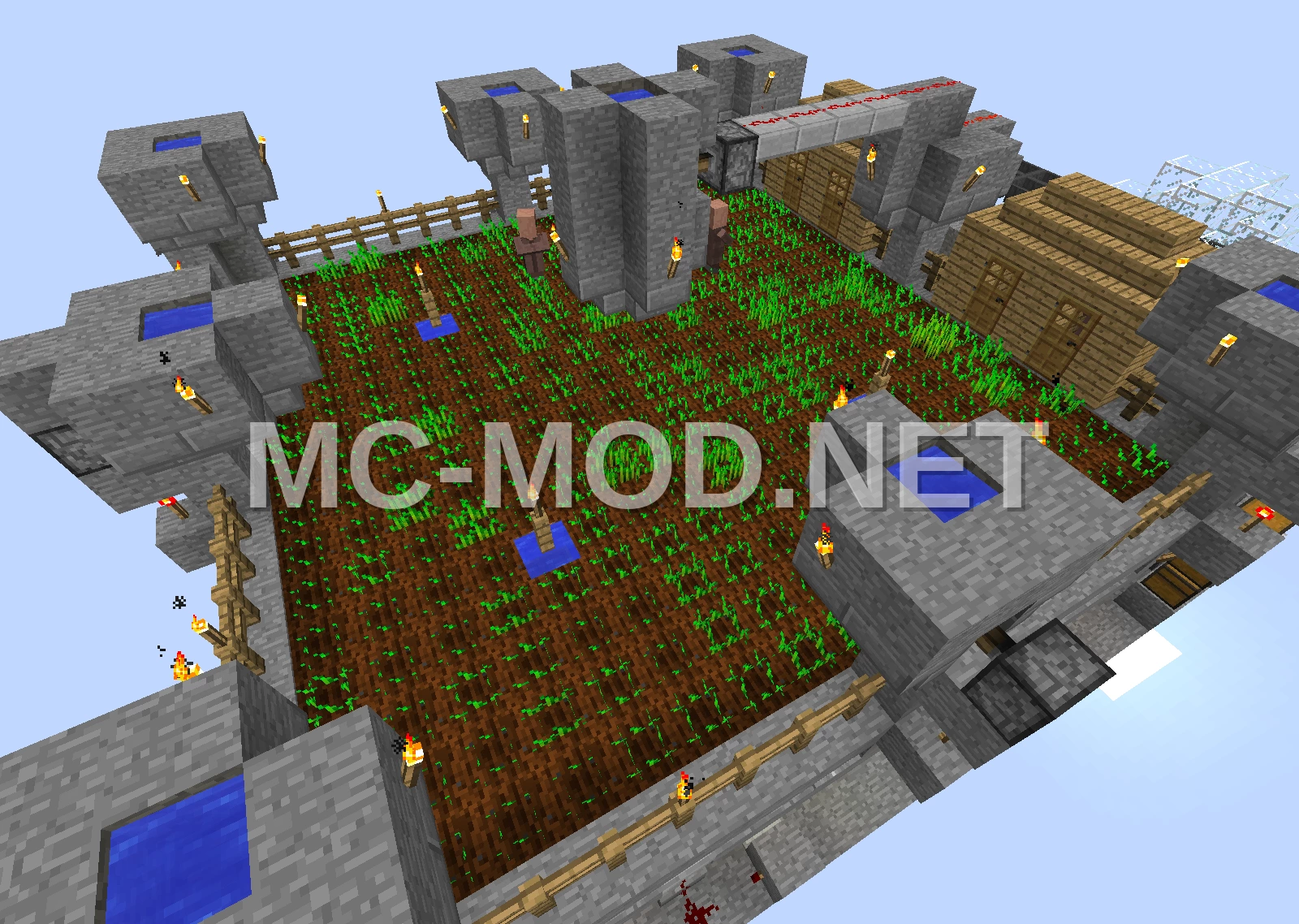 Automatic Wheat Farm with Seed Redirection