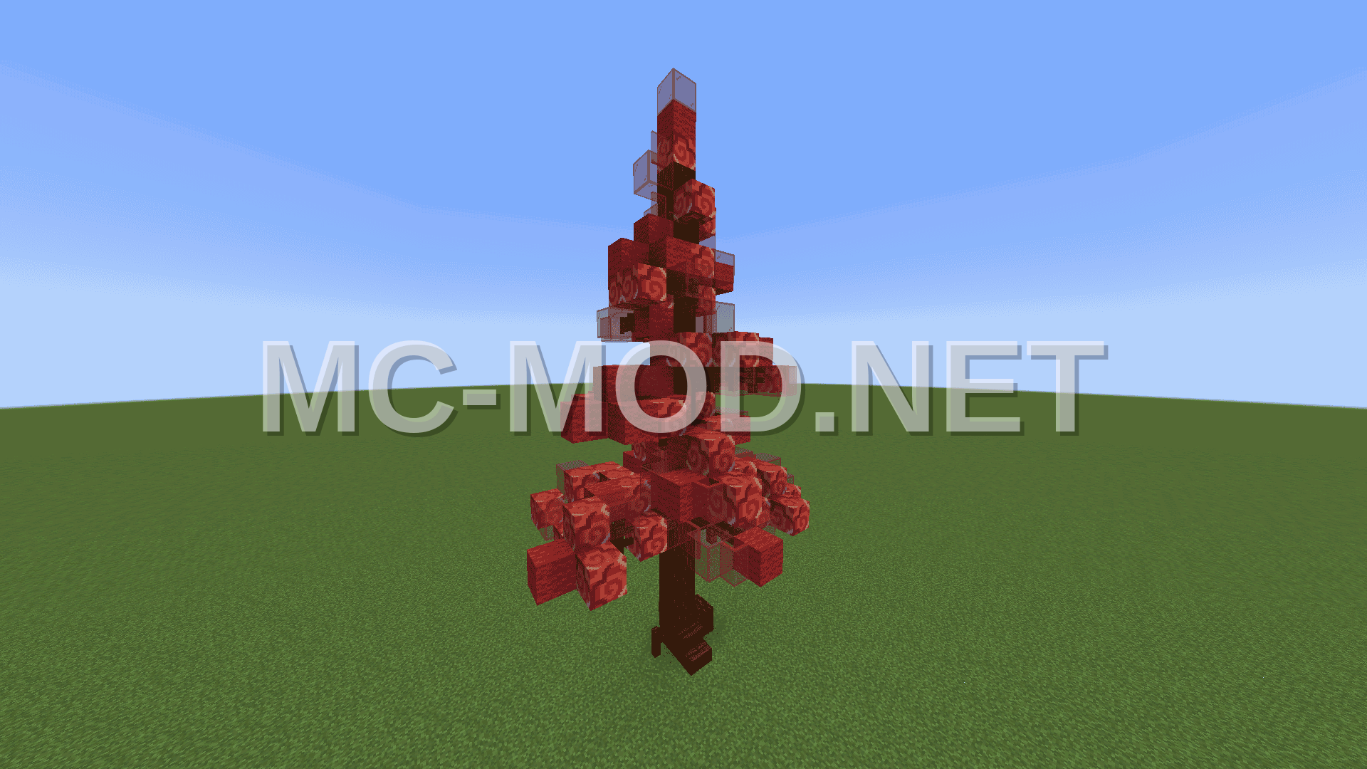Autumn Red Tree Build