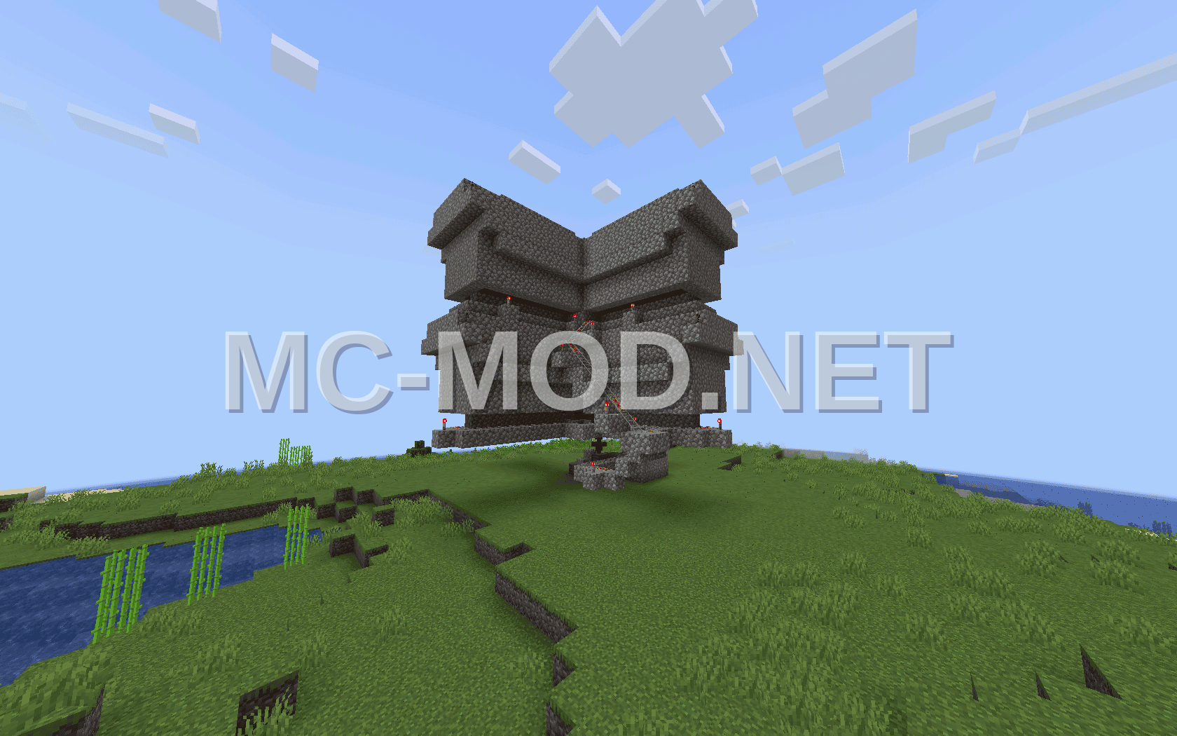 Bamboo Stick Farm With Minecart Collection