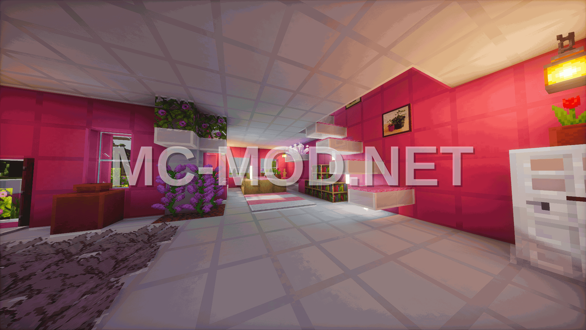 Pink Barbie House With Interior