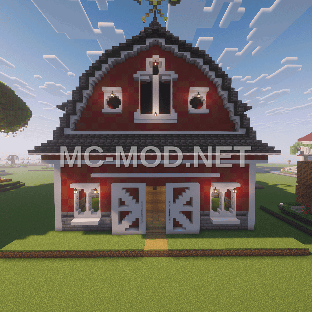 Large Farm Barn With Sniffer Flower Collection