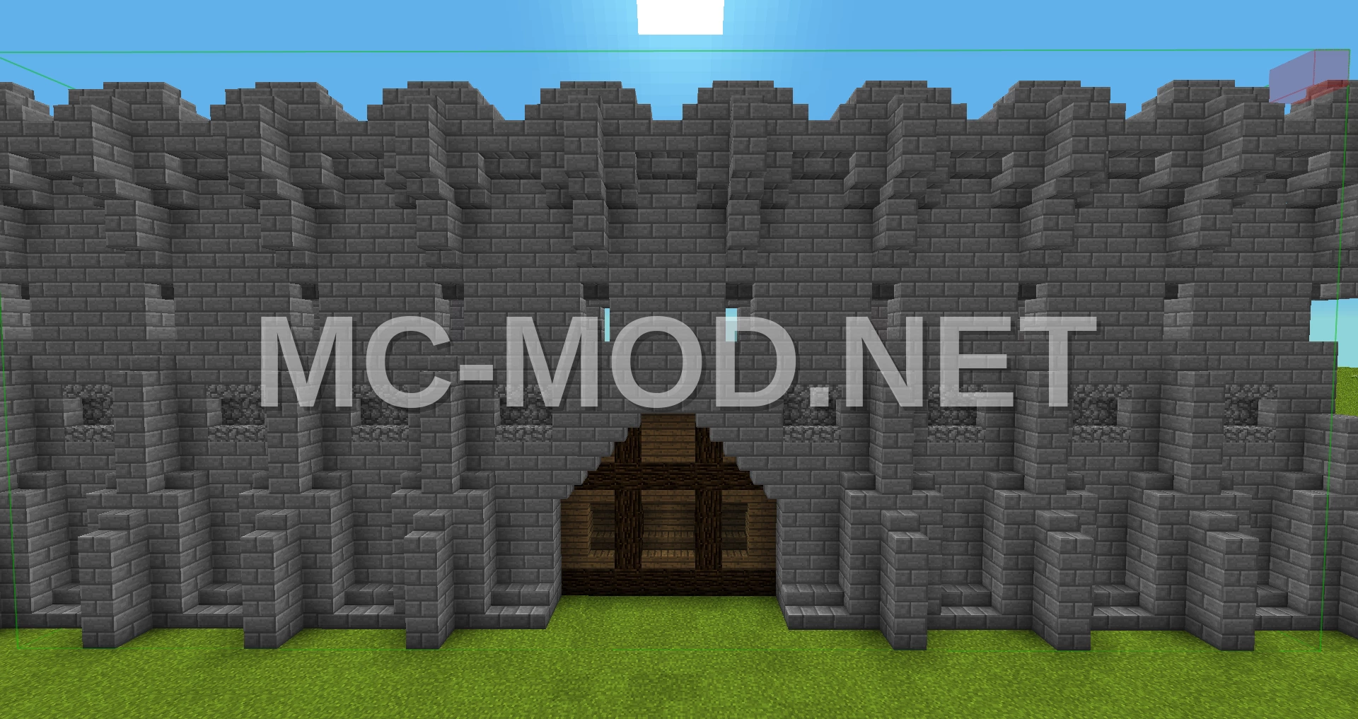 Basic Castle Wall Entrance