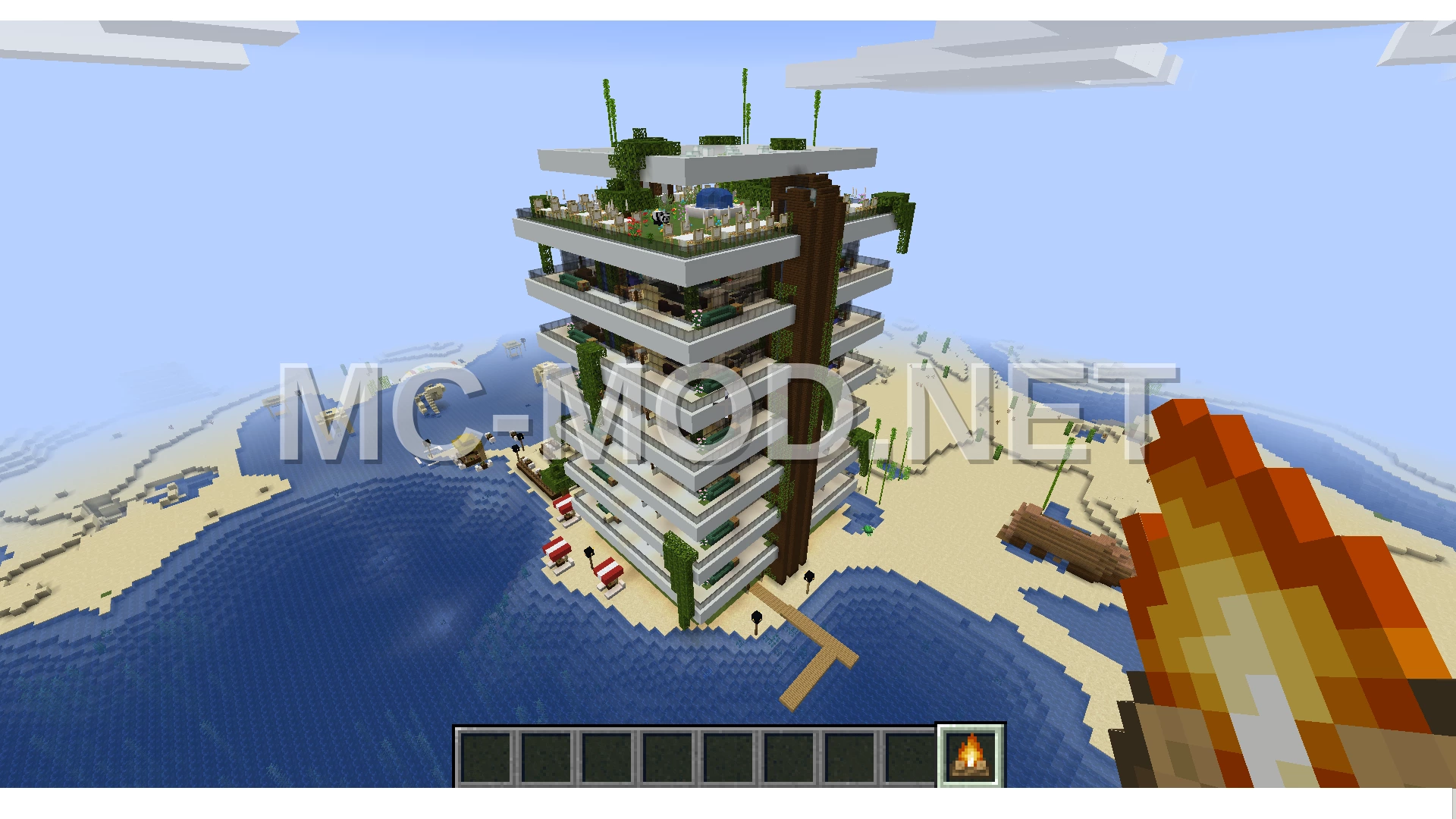 Beachfront Hotel Tower