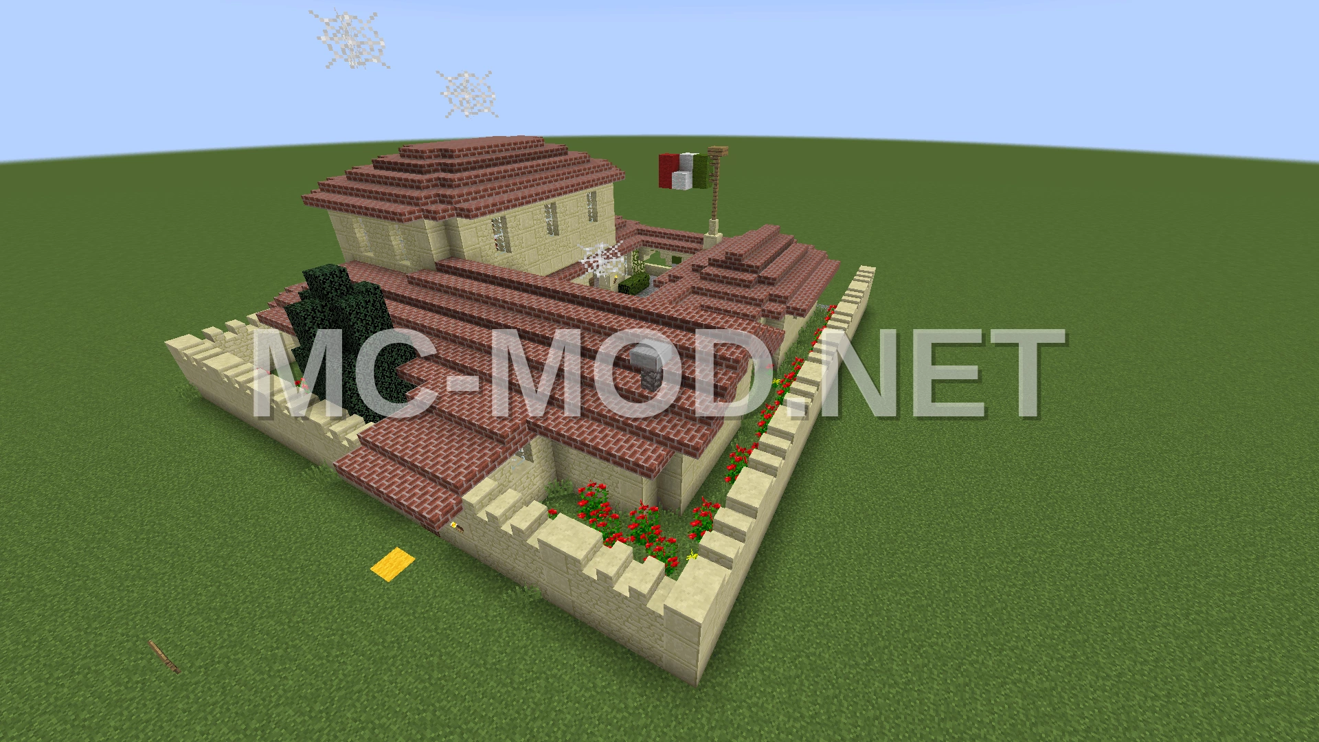 Beachfront Roman Style Villa