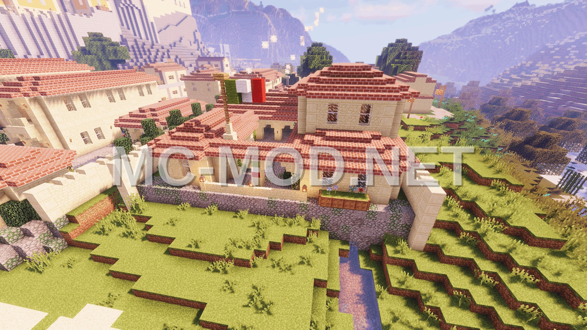 Beachfront Roman Style Villa