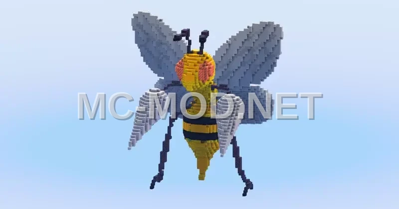 Beedrill Minecraft Statue
