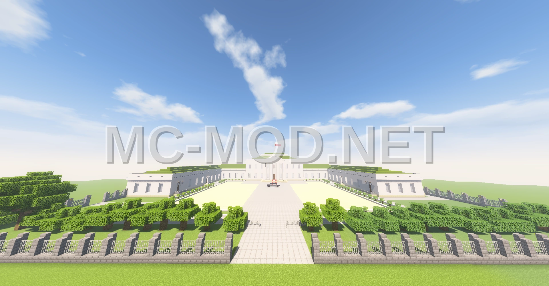 Belvedere Palace Warsaw Minecraft Build