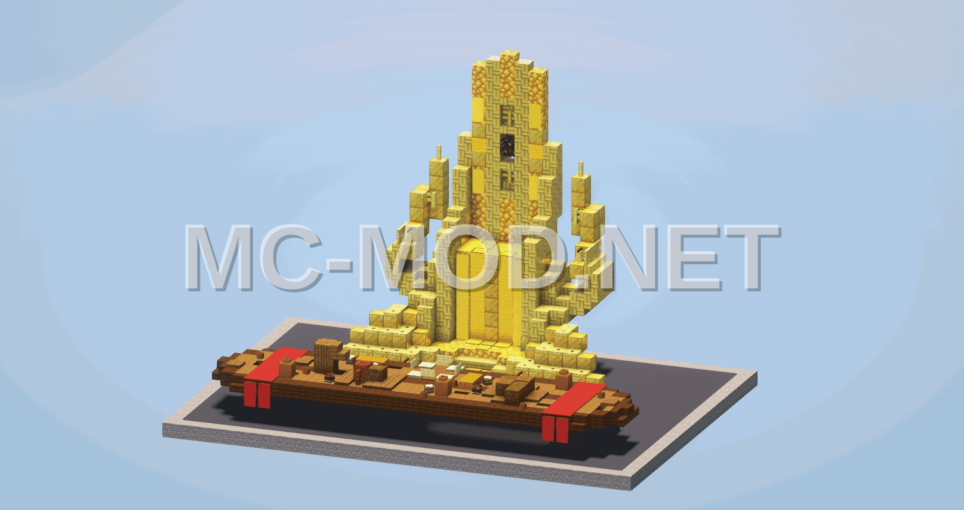 Big Golden Throne of Odin