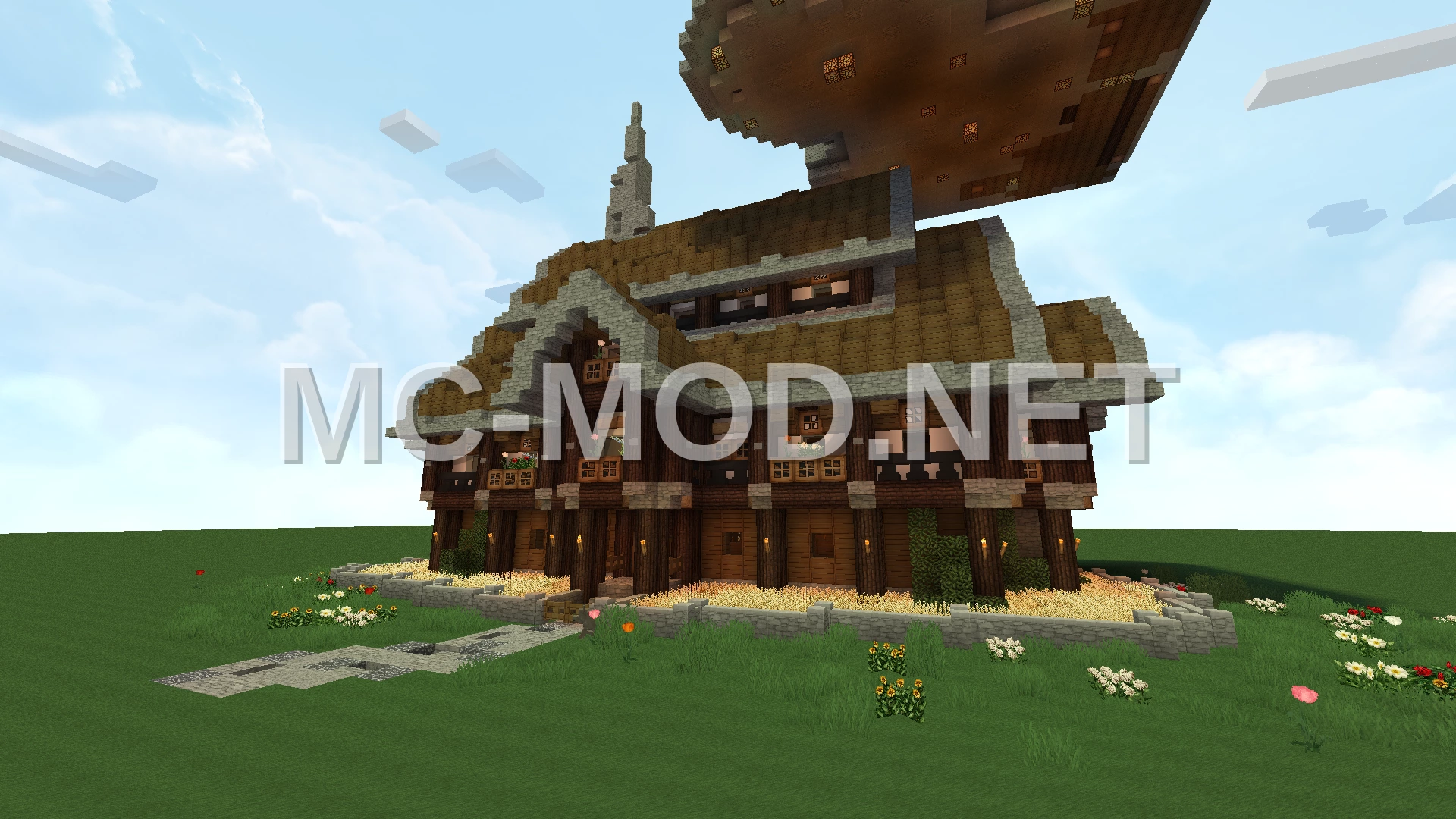 Spruce Log Cabin House