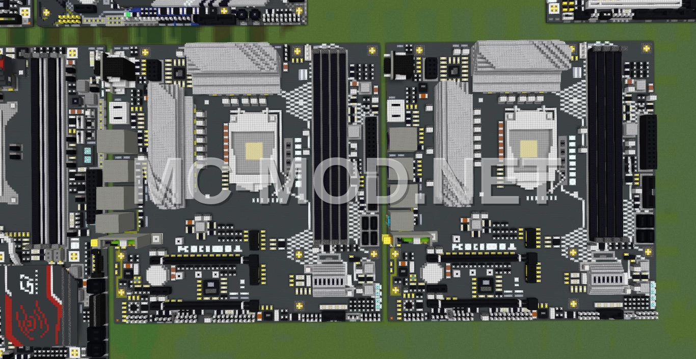 Biostar B560MX-E Motherboard Voxel Art