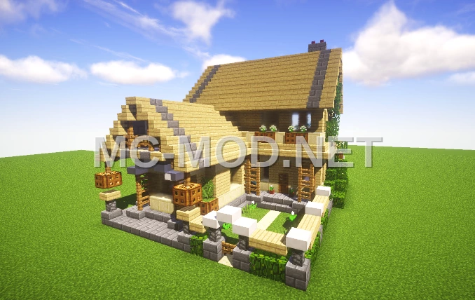 Birch Cottage House with Furnishings