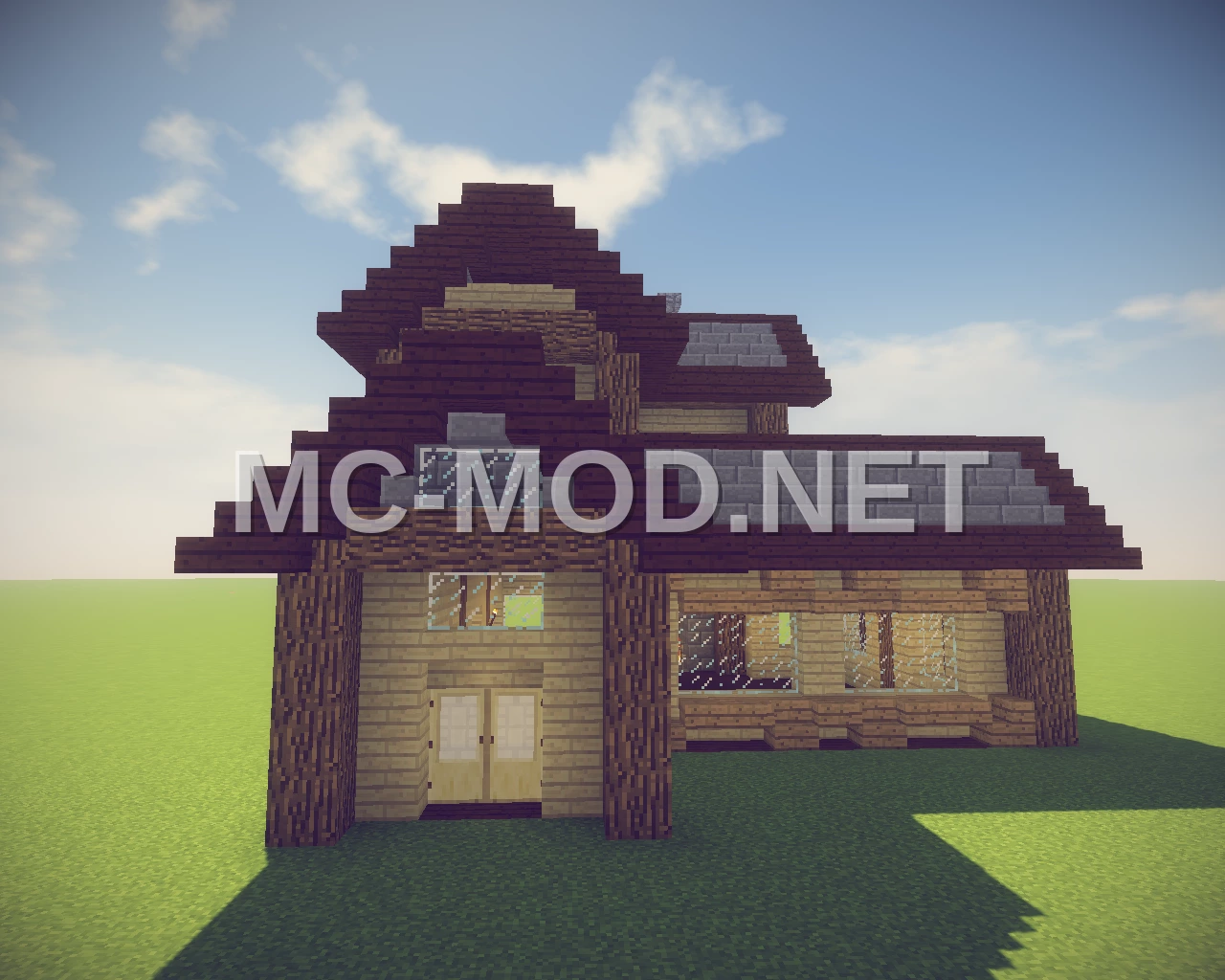 Birch Wood Two-Story Home
