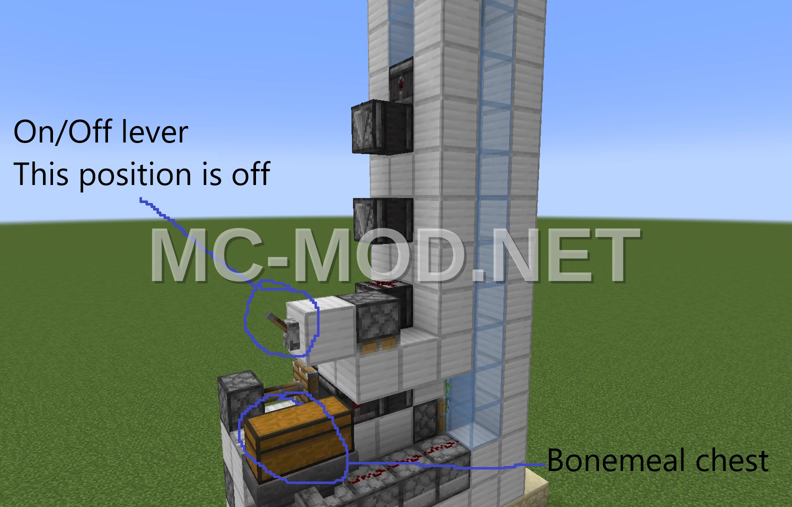 Bonemeal Powered Bamboo Farm Module