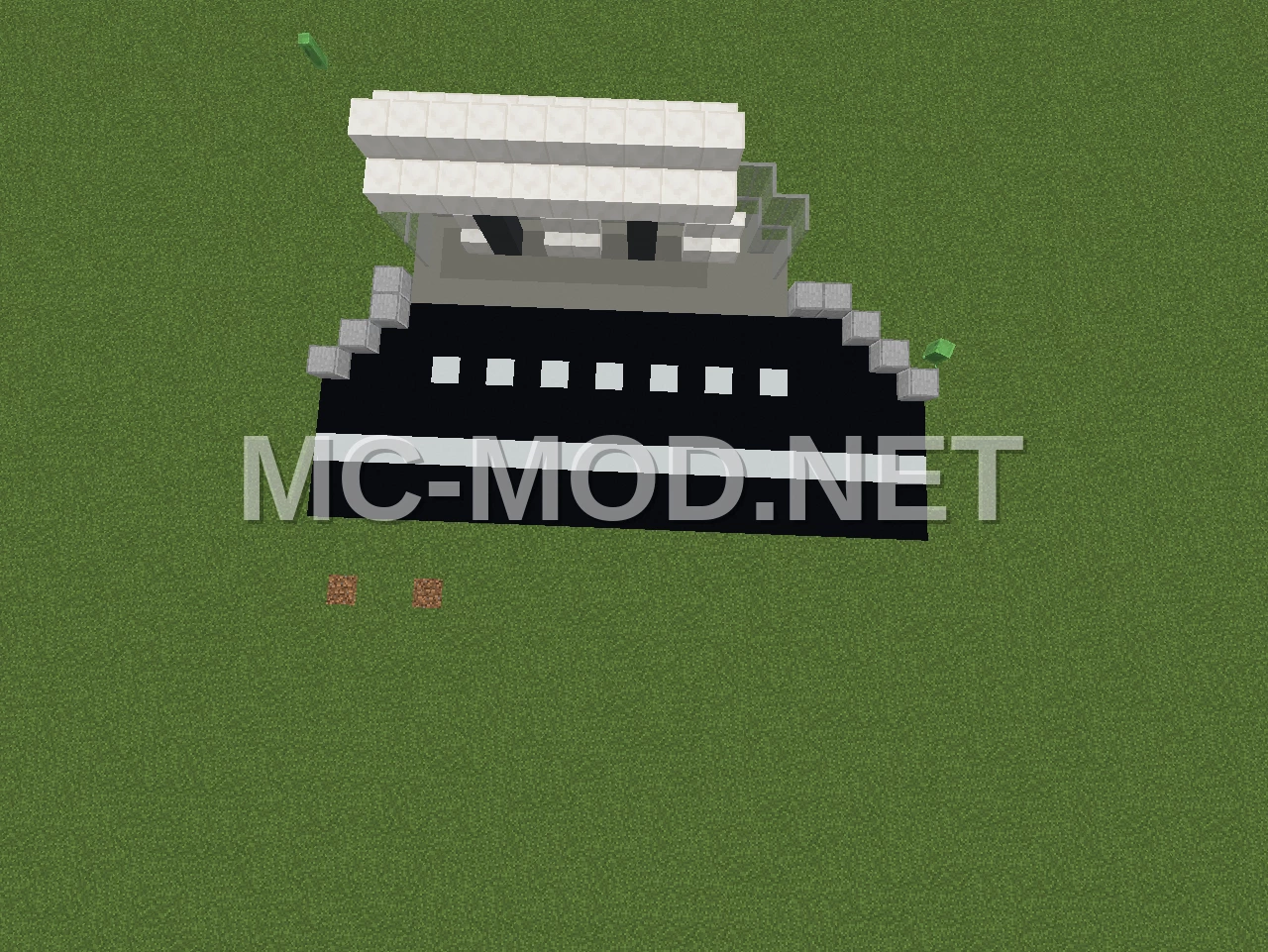 Small Concrete Bus Stop Schematic
