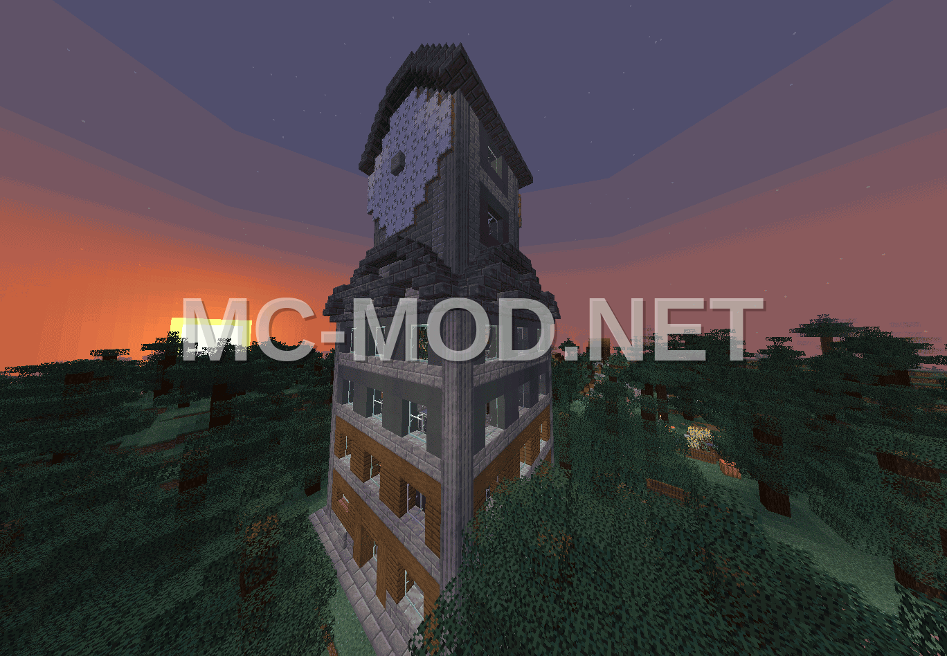 Create Mod Andesite Factory 16×16 Taiga
