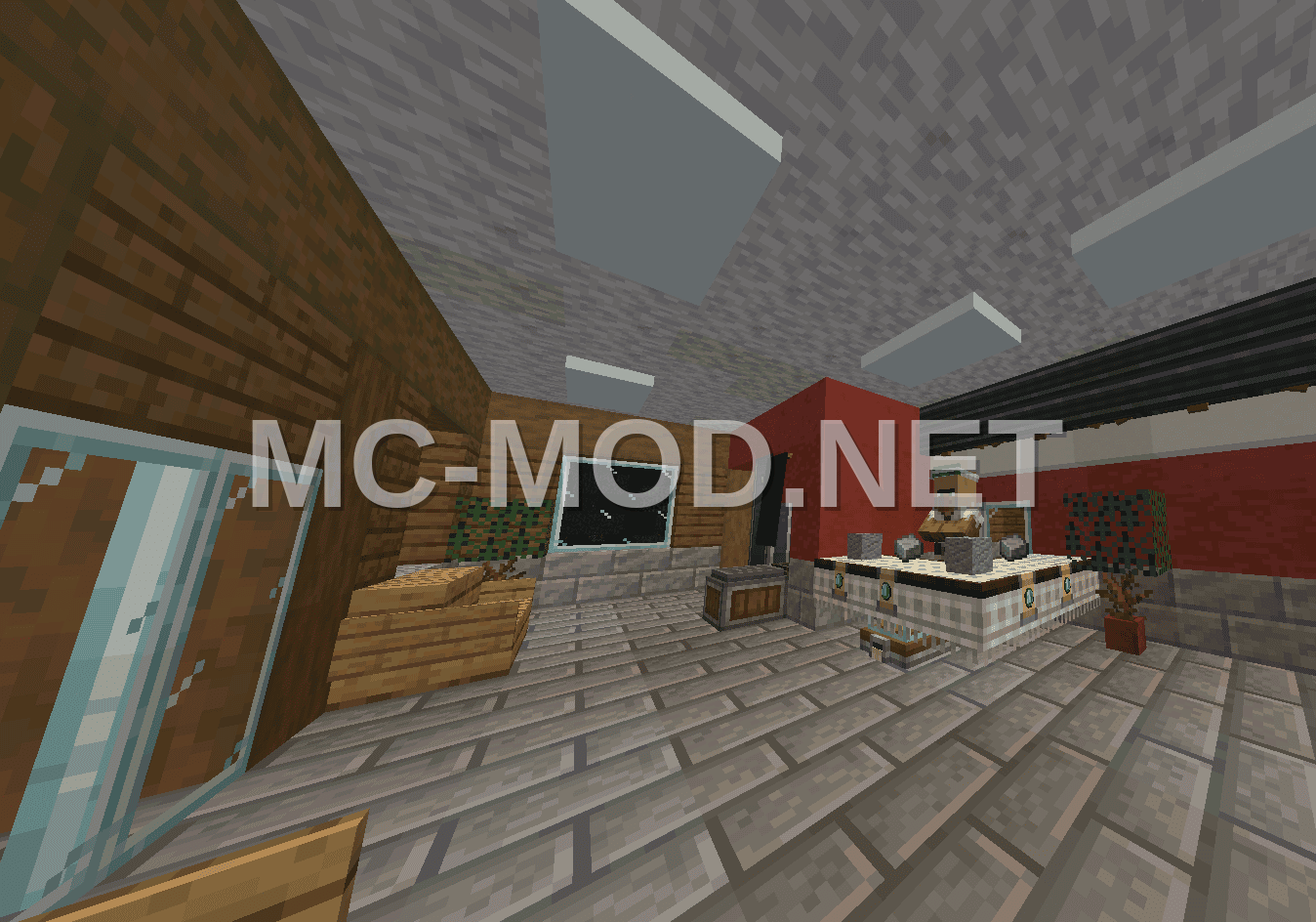 Create Mod Andesite Factory 16×16 Taiga