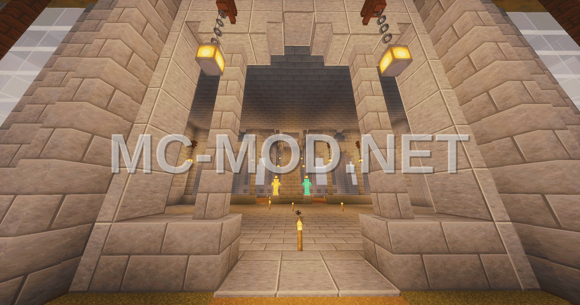 Decorated Medieval Castle