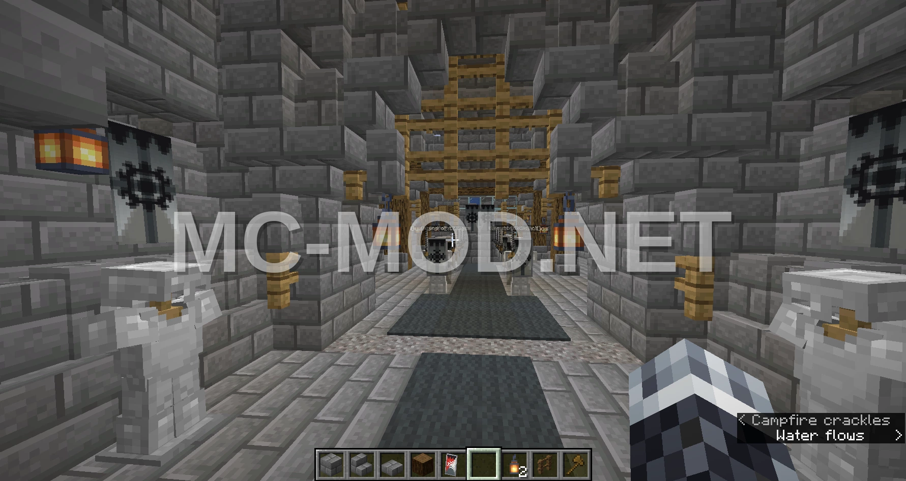 Castle Gate With Working Drawbridge