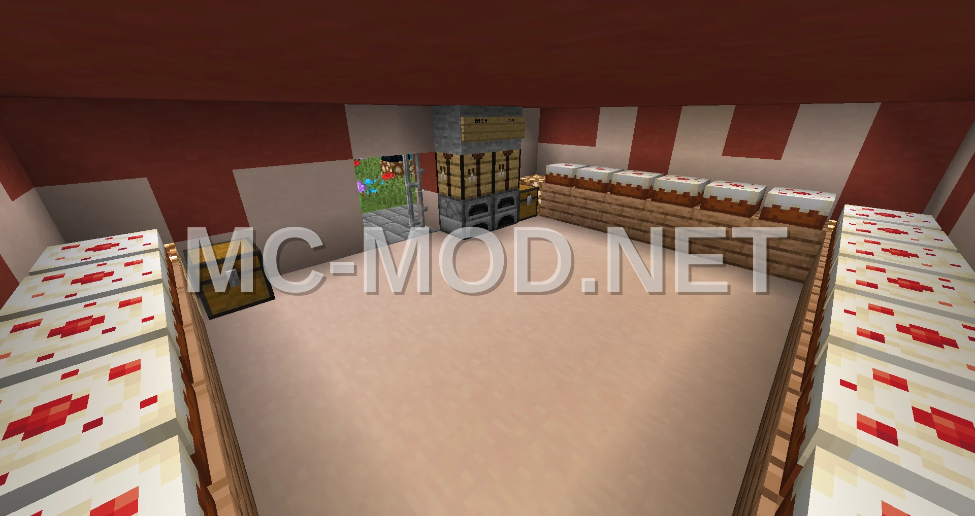 Celebration Area with Gifts and Food