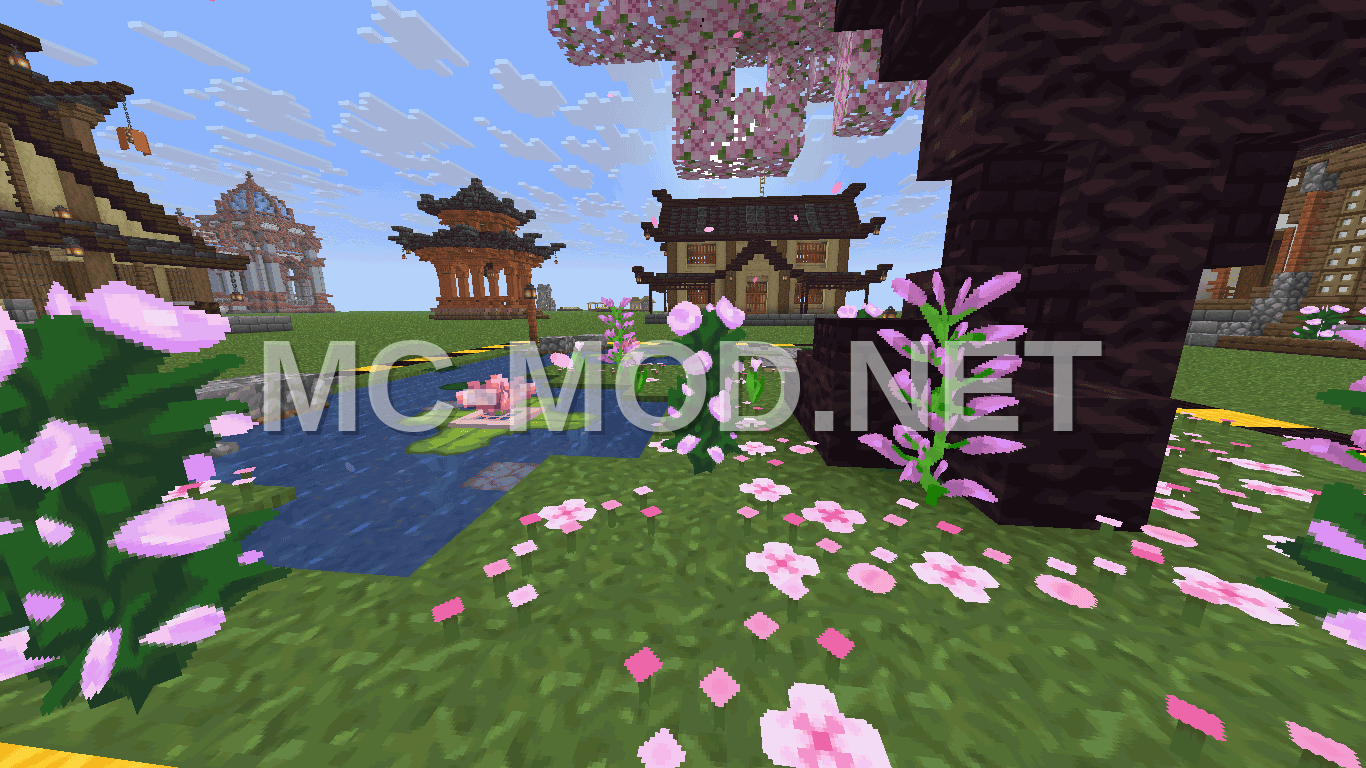 Cherry Blossom Pond Decoration