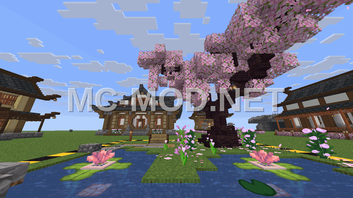 Cherry Blossom Pond Decoration