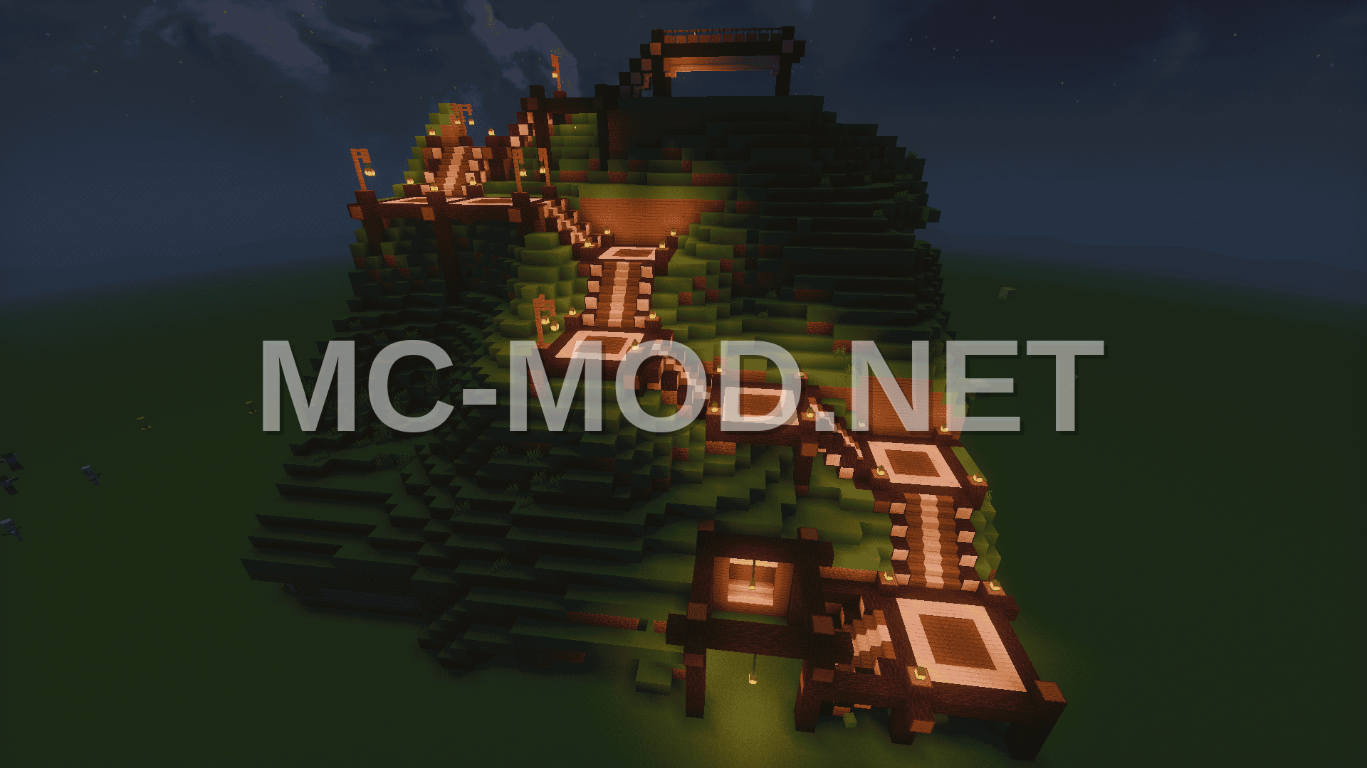 Cherry Staircase Asian Style Base