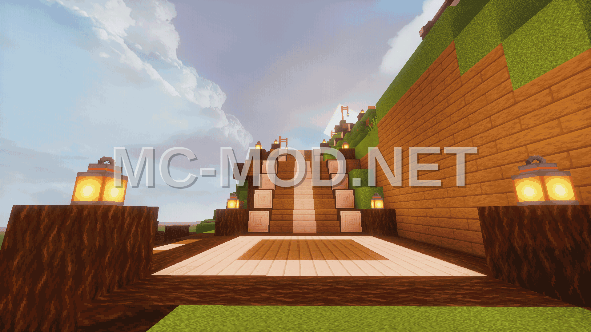 Cherry Staircase Asian Style Base