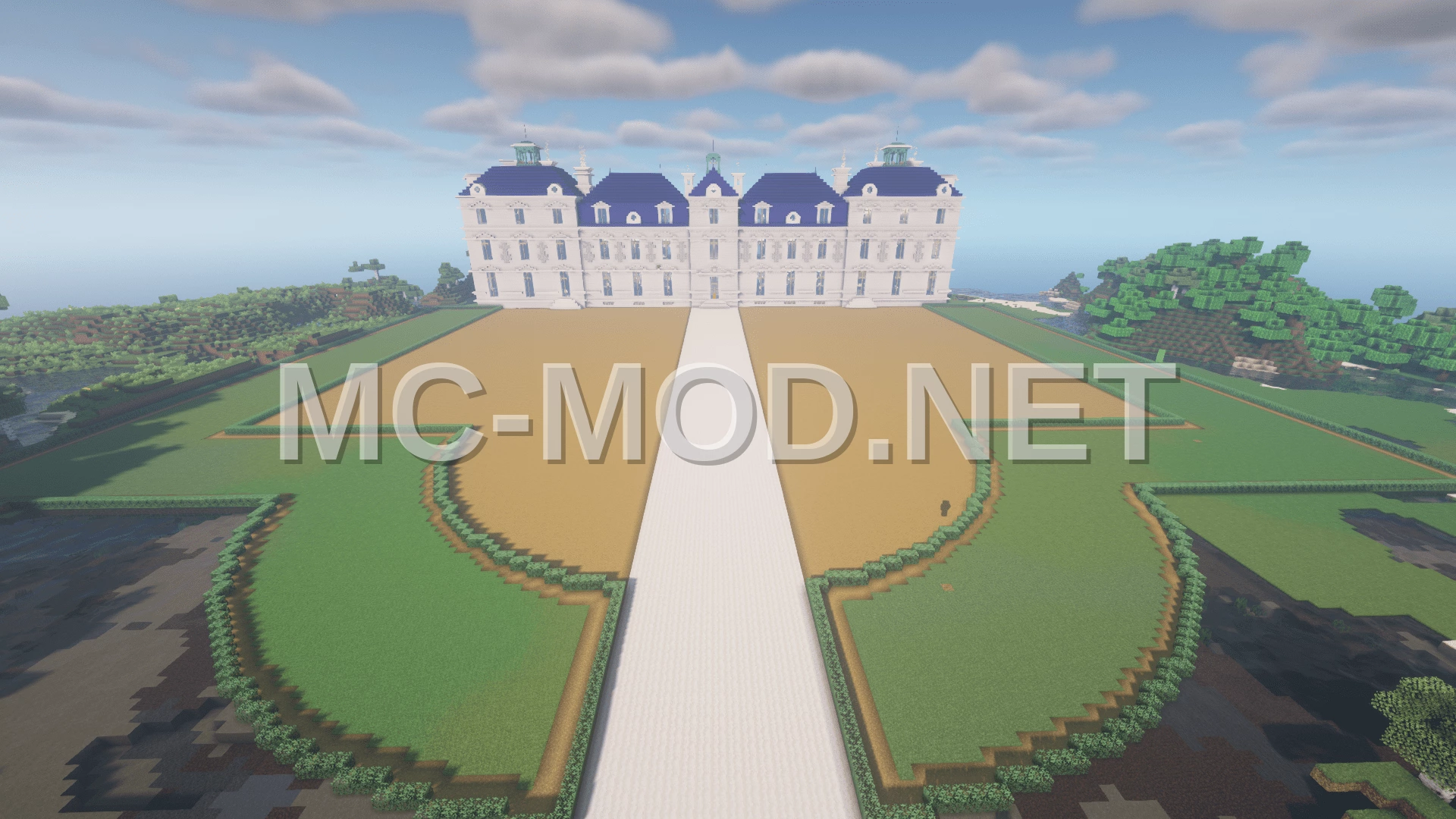 Cheverny Castle Replica Schematic