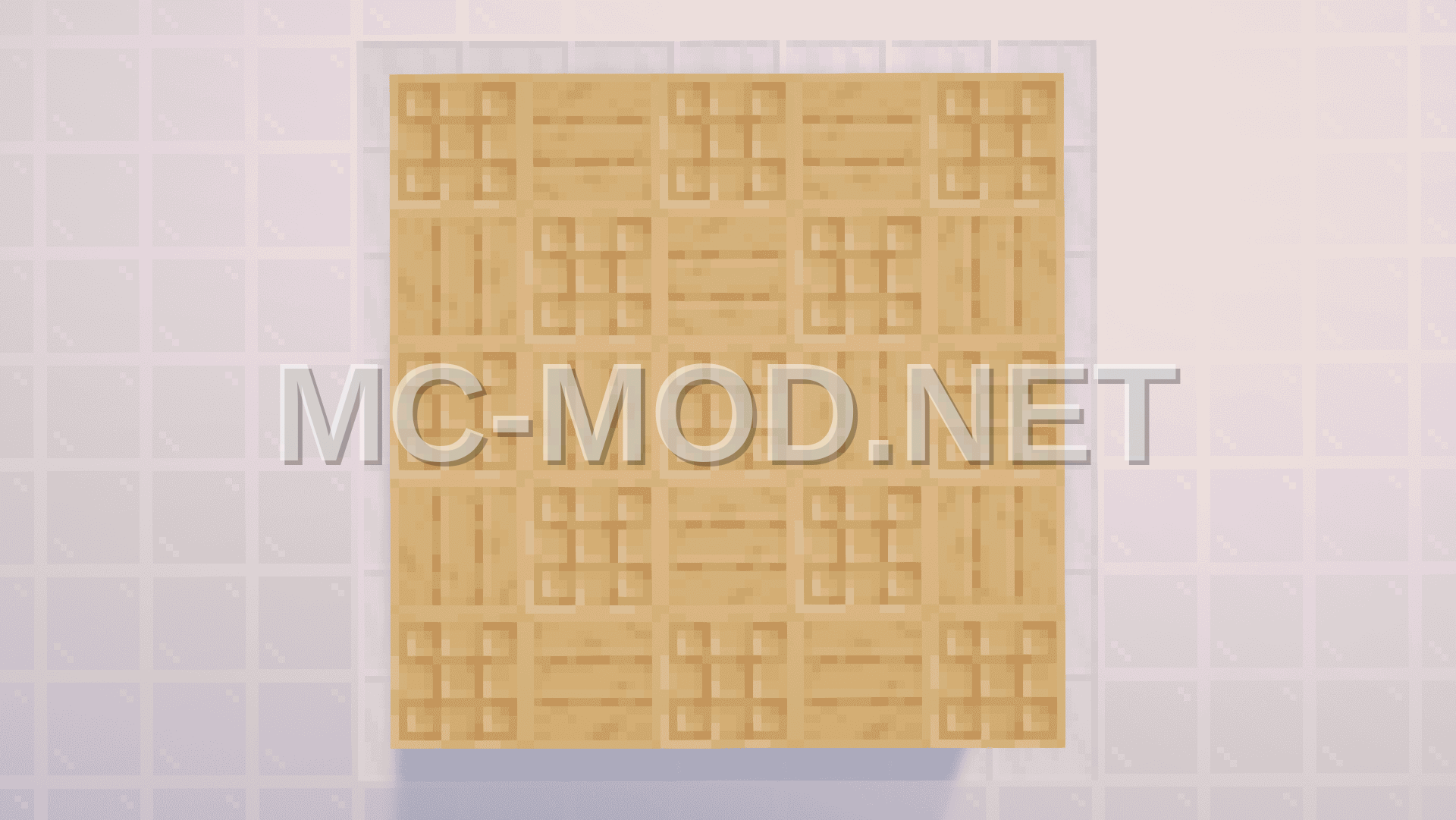 Chiseled Bookshelf Honeycomb Floor Design