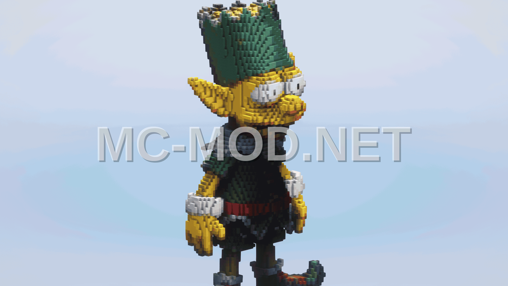 Christmas Bart Simpson Statue