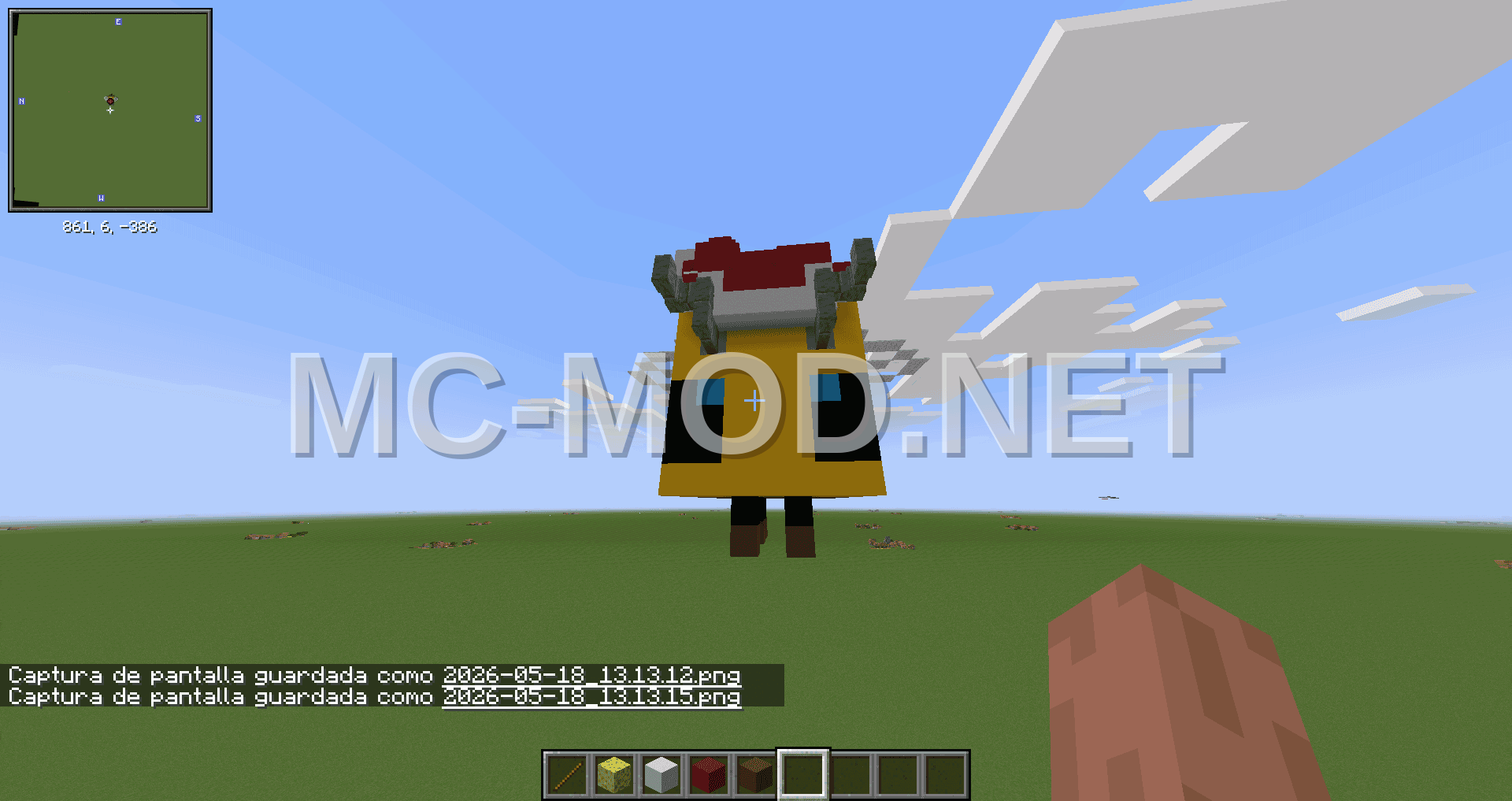 Christmas Bee Statue