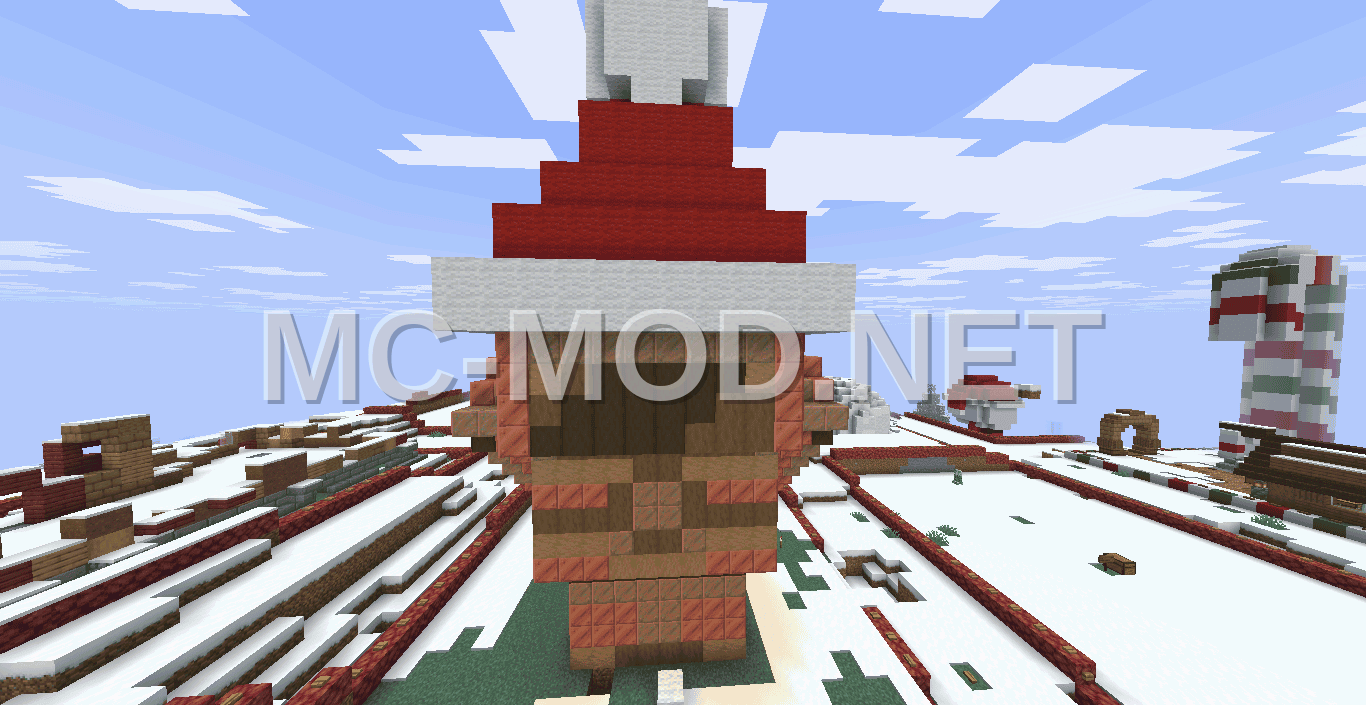 Christmas Copper Golem Statue