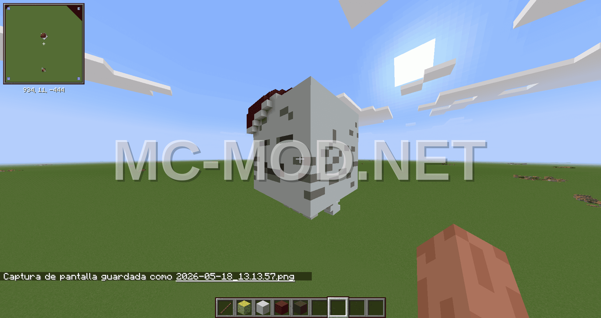 Christmas Ghast Statue