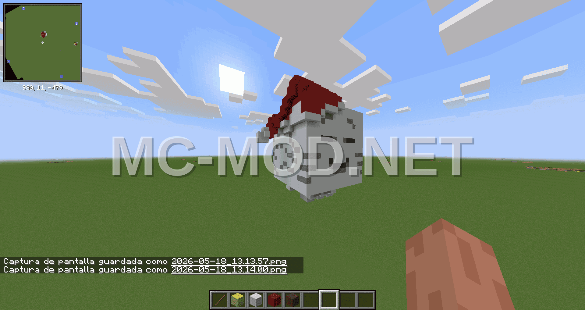 Christmas Ghast Statue
