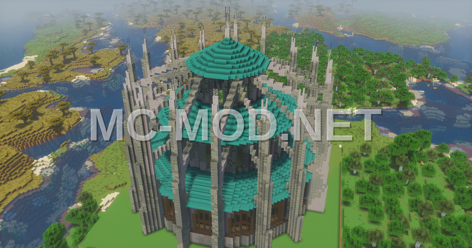 Circular Gothic Cathedral