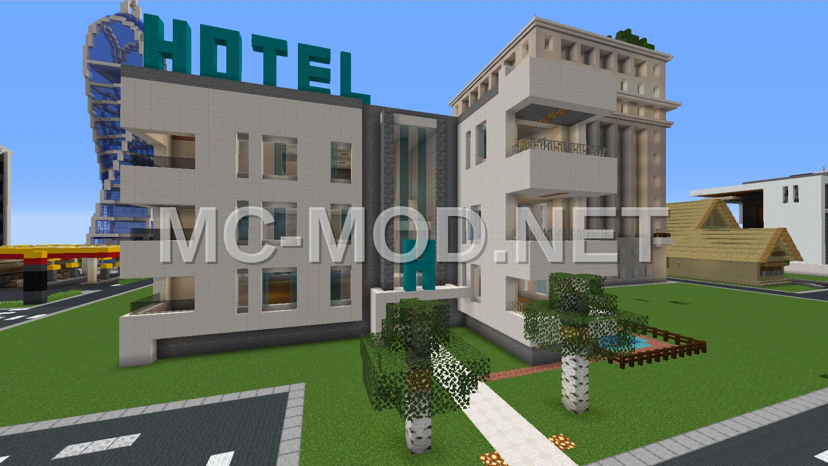 City Hotel With Penthouses