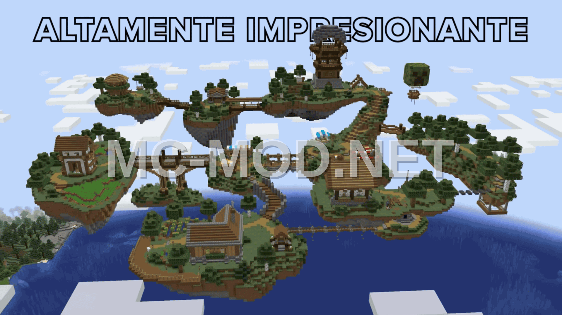 Sky Civilization Minecraft Build