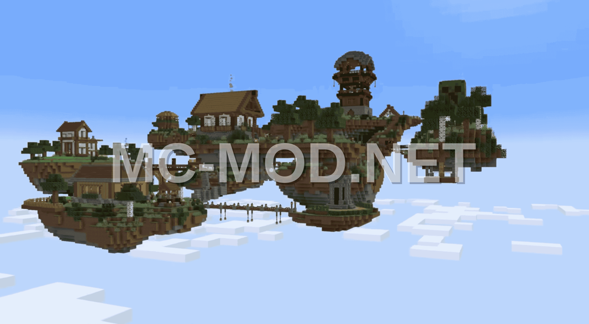 Sky Civilization Minecraft Build