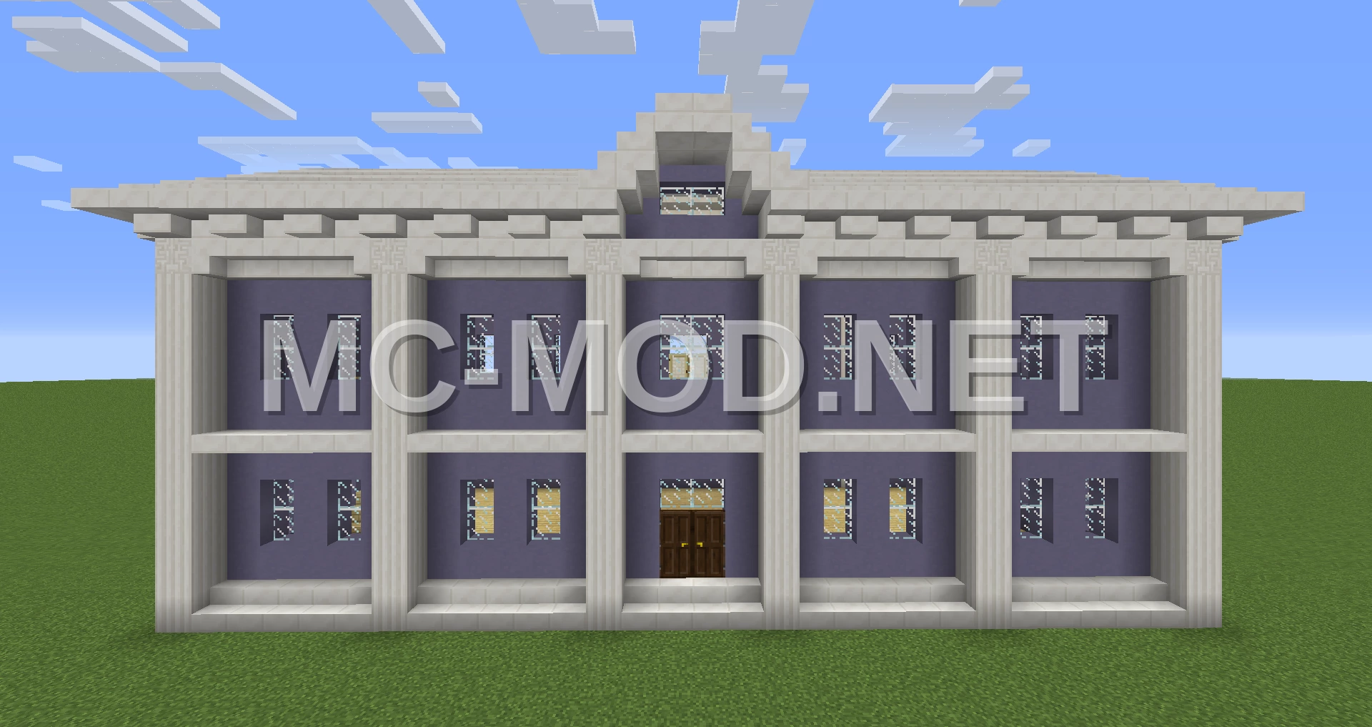 Classical Blue-White House