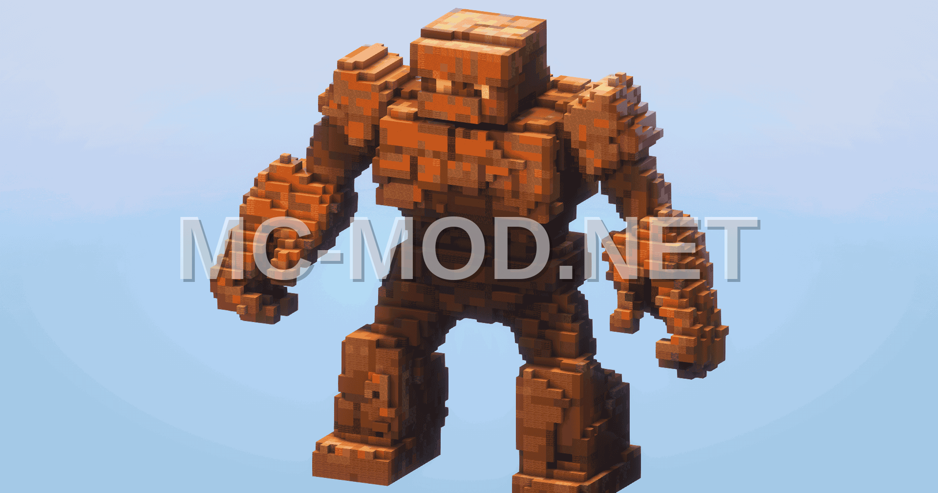 Clay Golem Statue