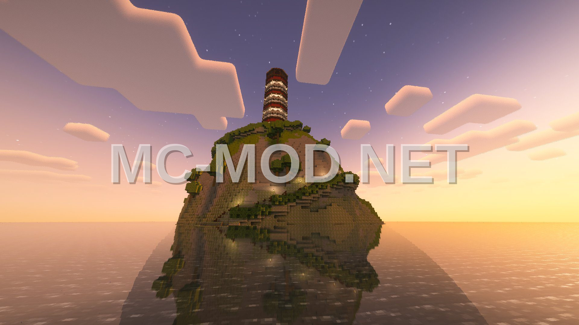Cliffside Lighthouse Landscape