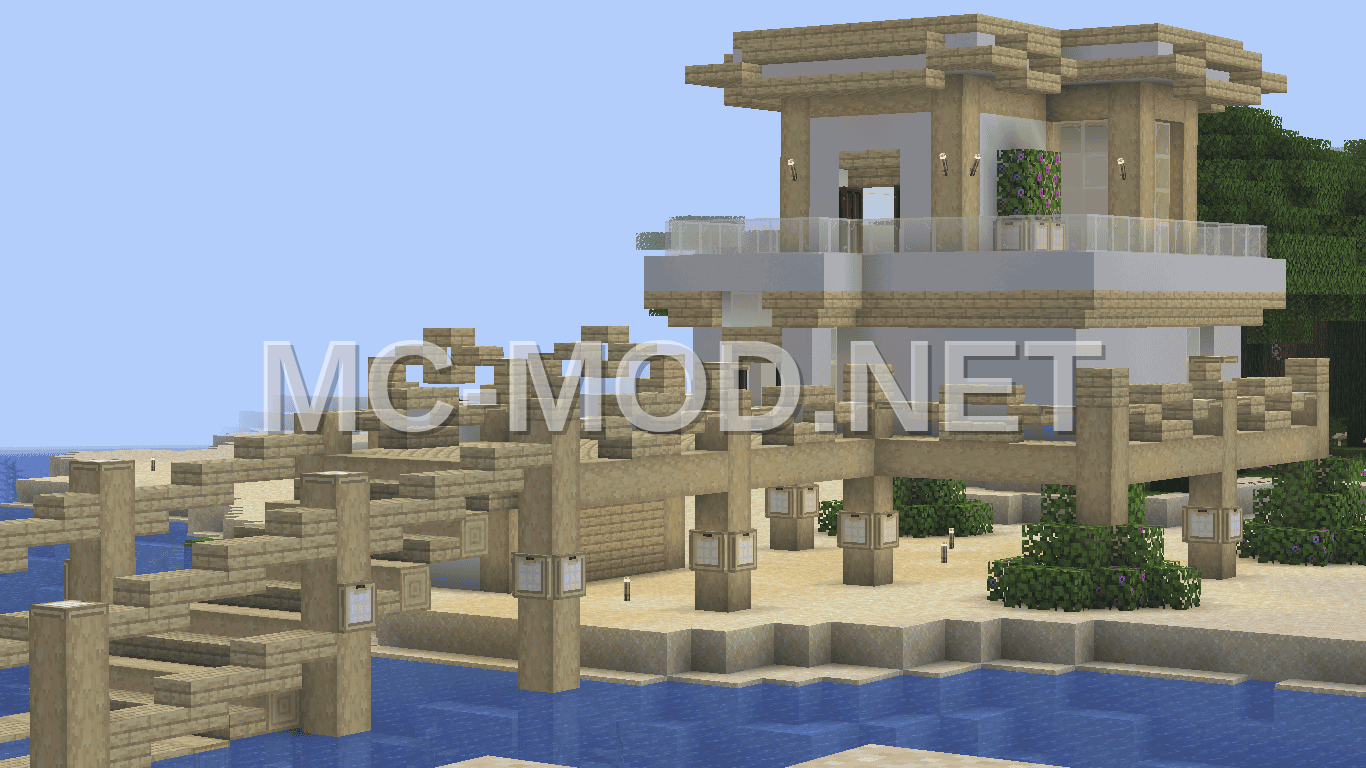 Coastal Beach House With Dock