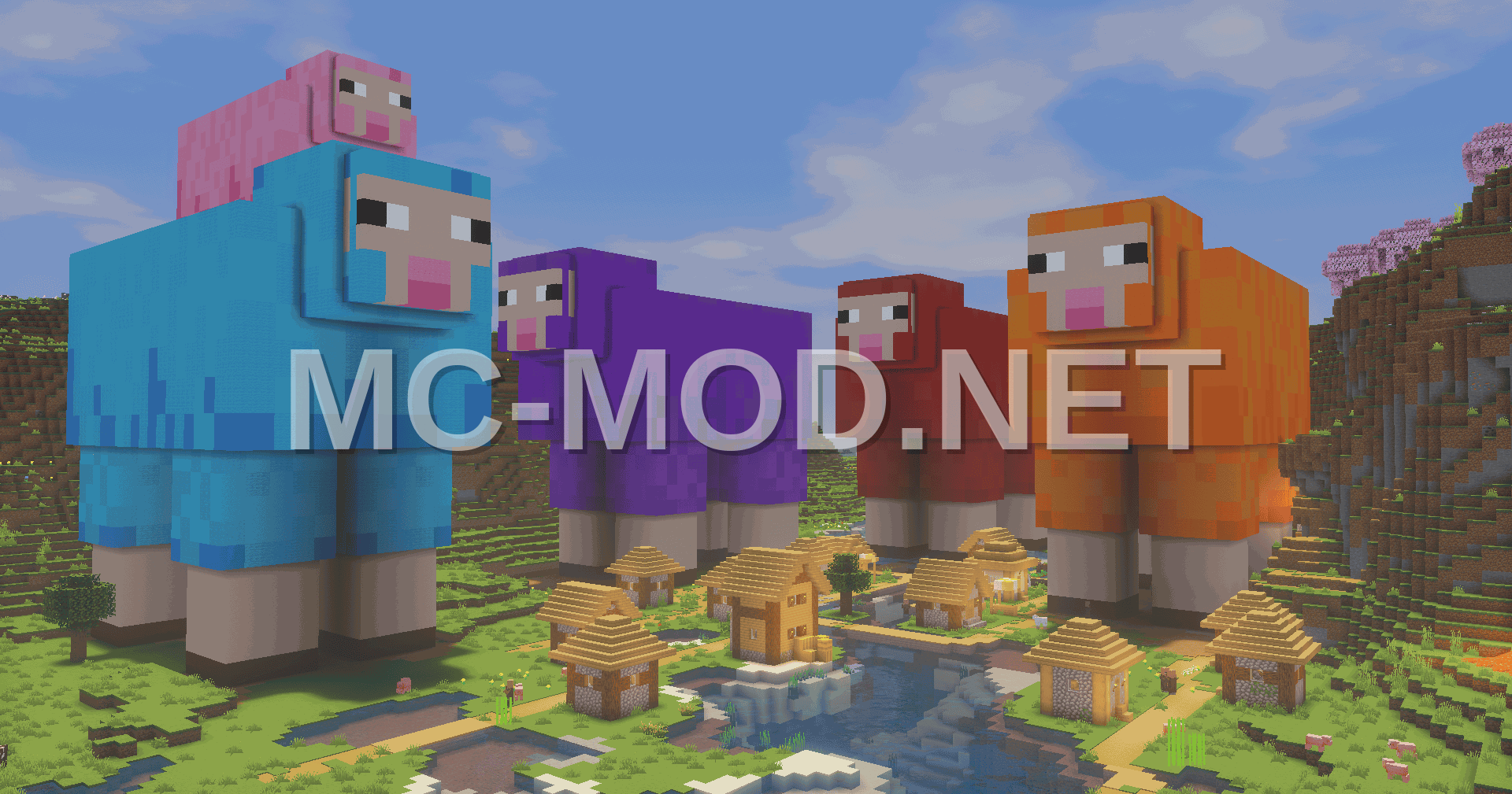 Colorful Sheep Statue Build