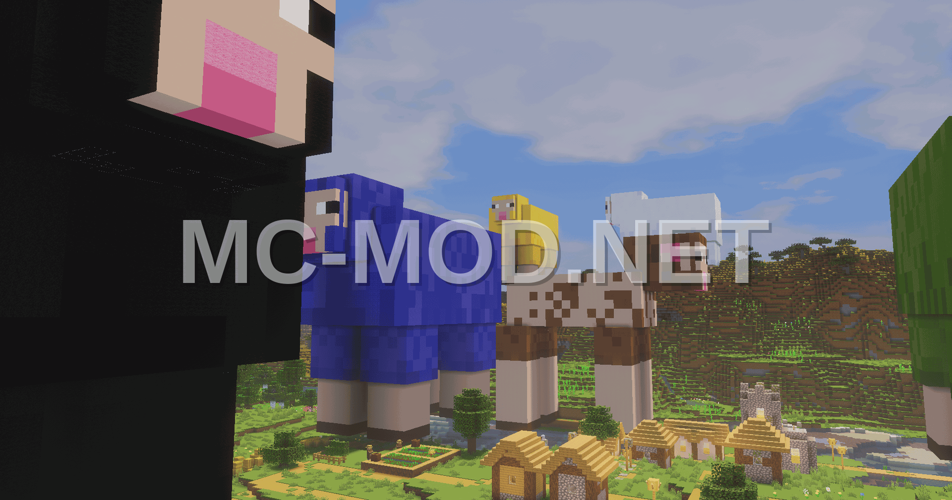 Colorful Sheep Statue Decoration
