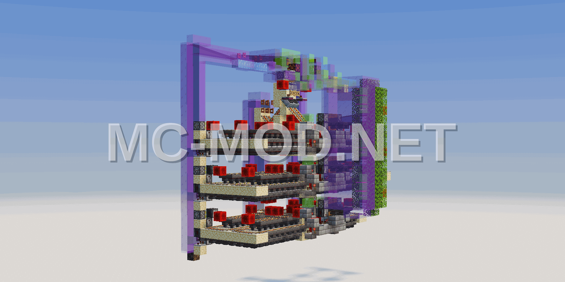 Compact 192 Furnace Array Redstone