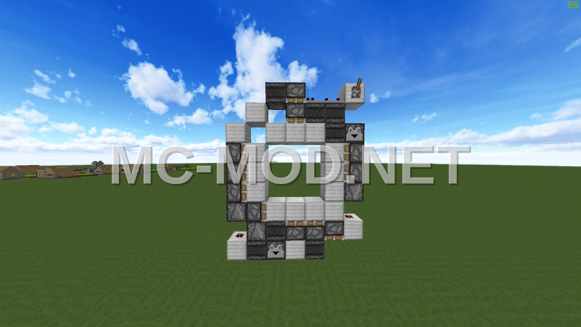 3×3 Piston Door – Compact Redstone Utility