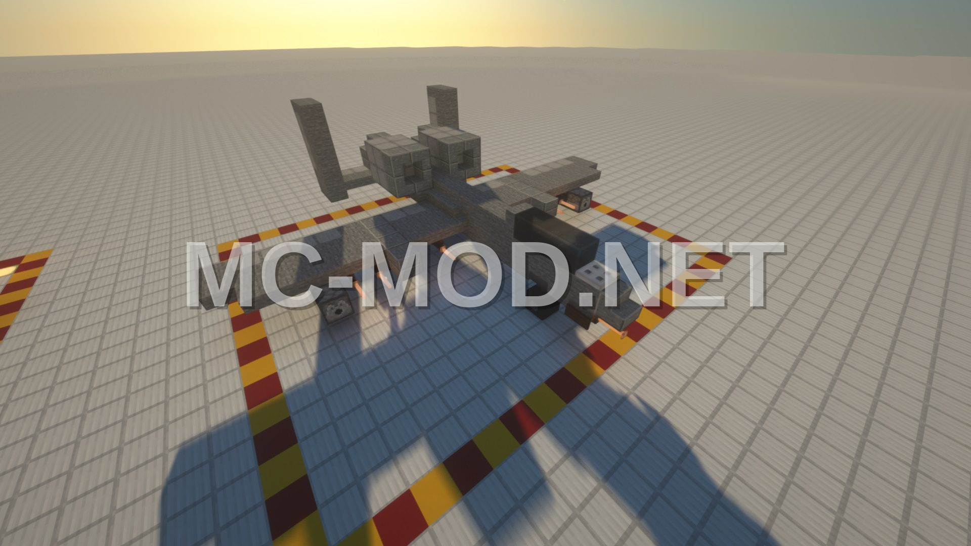 Compact A-10 Warthog Aircraft